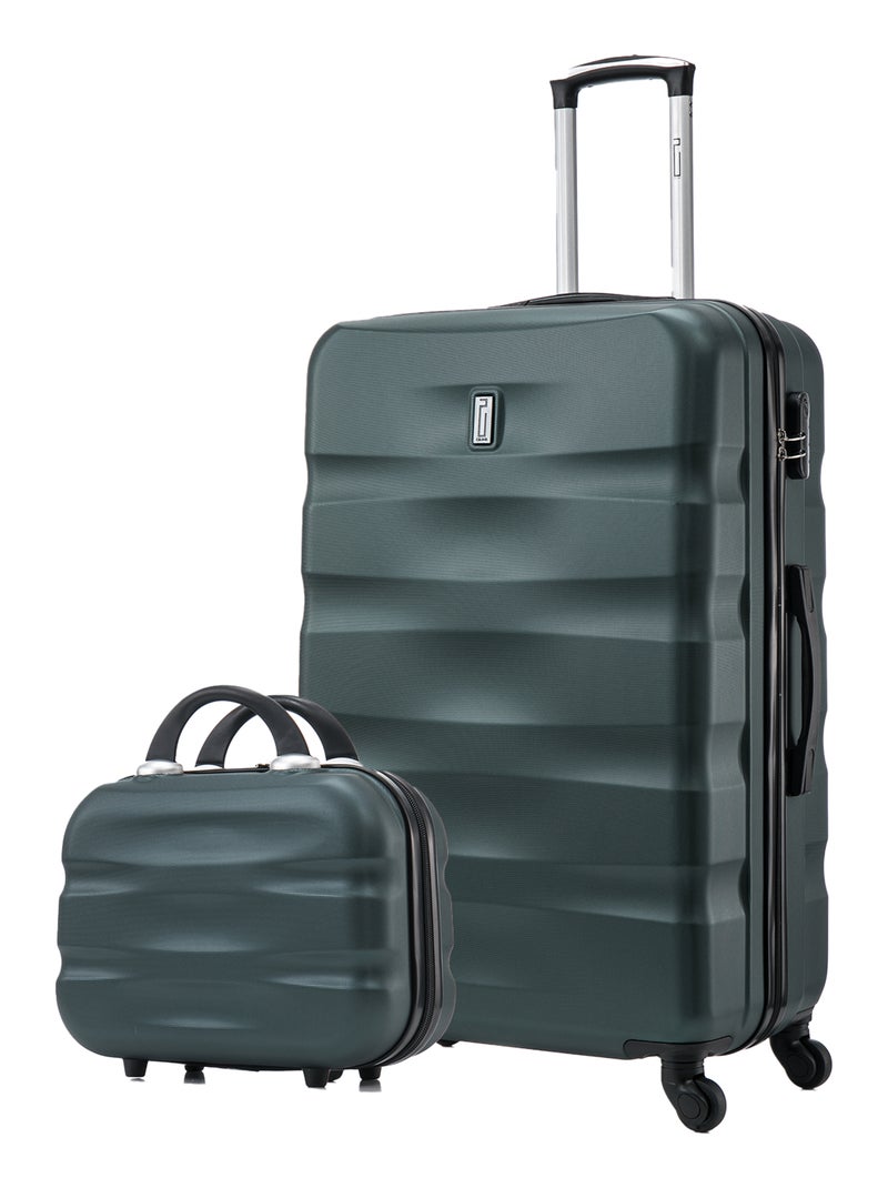 Valise Grande avec Vanity 75x47x29cm | Serrure Intégrée | CELIMS France Vert - Kiabi