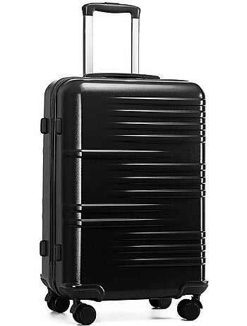 Valise grande taille - 64x43x26 cm abs+pc serrure tsa - british traveller