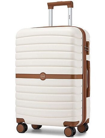 Valise grande taille - 66.5x45.5x25.5 cm abs+pc 4 roulettes serrure tsa - kono