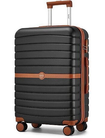 Valise grande taille - 66.5x45.5x25.5 cm abs+pc 4 roulettes serrure tsa - kono