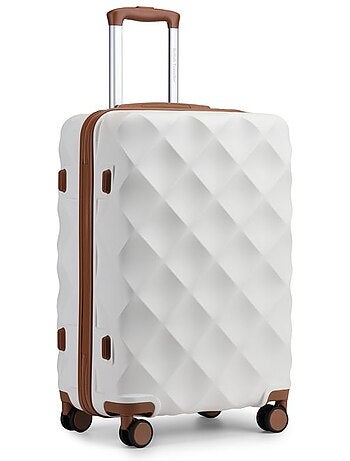 Valise grande taille - 73x47x30 cm 4 roulettes serrure tsa - british traveller