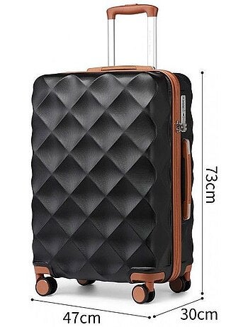 Valise grande taille - 73x47x30 cm rigide - british traveller