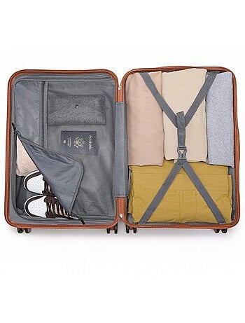 Valise grande taille - 74.5x49x30.5 cm abs - british traveller