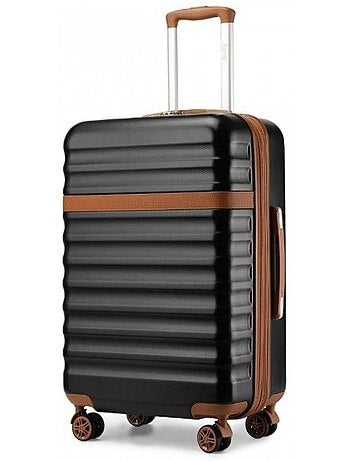 Valise grande taille - 75x47.5x29.5 cm abs+pc 4 roulettes serrure tsa - kono