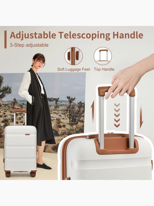 Valise grande taille - 75x47.5x29.5 cm pp 100 l tsa - kono - Kiabi Valise grande taille - 75x47.5x29.5 cm pp 100 l tsa - kono - Kiabi