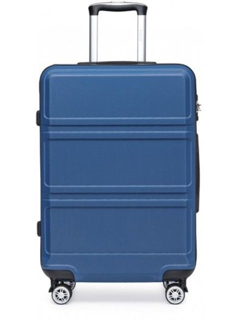 Valise grande taille - 75x48x30 cm abs 100 l tsa - kono Bleu - Kiabi