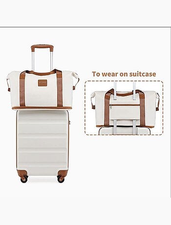 Valise grande taille - 75x51x28 cm abs 63 l à code - kono