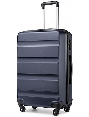 Valise grande taille - 75x51x28 cm abs+pc 4 roulettes - kono