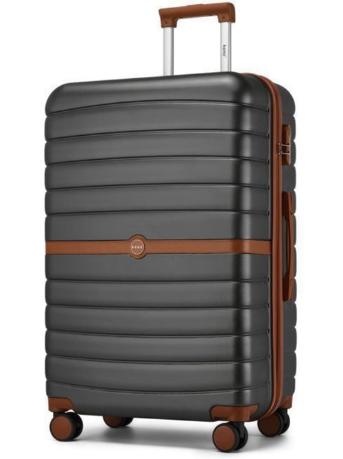 Valise grande taille - 76.5x50.5x29 cm abs+pc 4 roulettes serrure tsa - kono - Kiabi Valise grande taille - 76.5x50.5x29 cm abs+pc 4 roulettes serrure tsa - kono - Kiabi