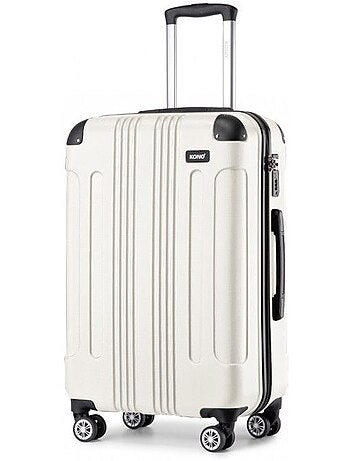 Valise grande taille - 76x50x30 cm abs 114 l à code - kono