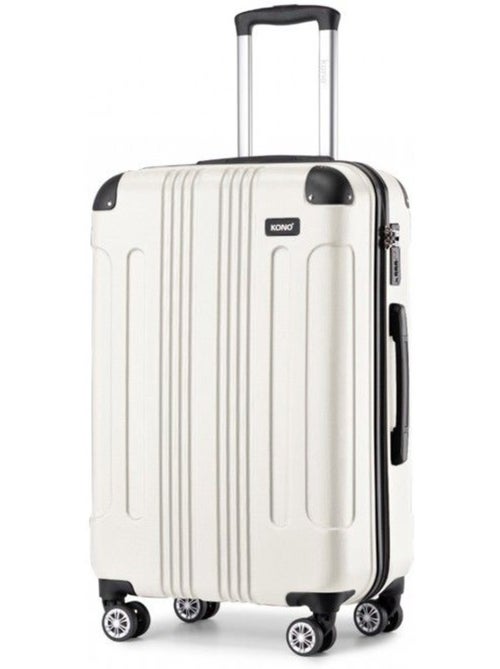 Valise grande taille - 76x50x30 cm abs 114 l à code - kono - Kiabi Valise grande taille - 76x50x30 cm abs 114 l à code - kono - Kiabi