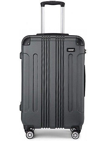 Valise grande taille - 76x50x30 cm abs 114 l à code - kono