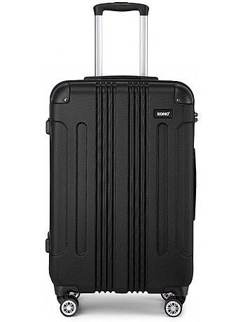Valise grande taille - 76x50x30 cm abs 114 l à code - kono