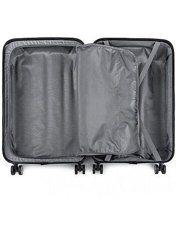 Valise grande taille - 76x50x30 cm abs 114 l à code - kono