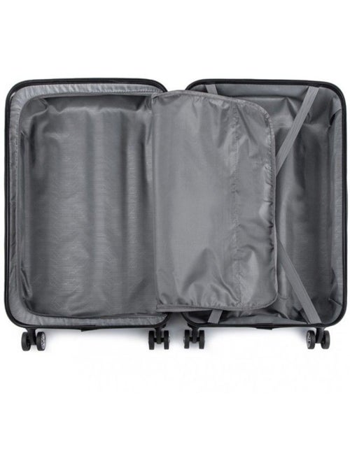 Valise grande taille - 76x50x30 cm abs 114 l à code - kono - Kiabi Valise grande taille - 76x50x30 cm abs 114 l à code - kono - Kiabi