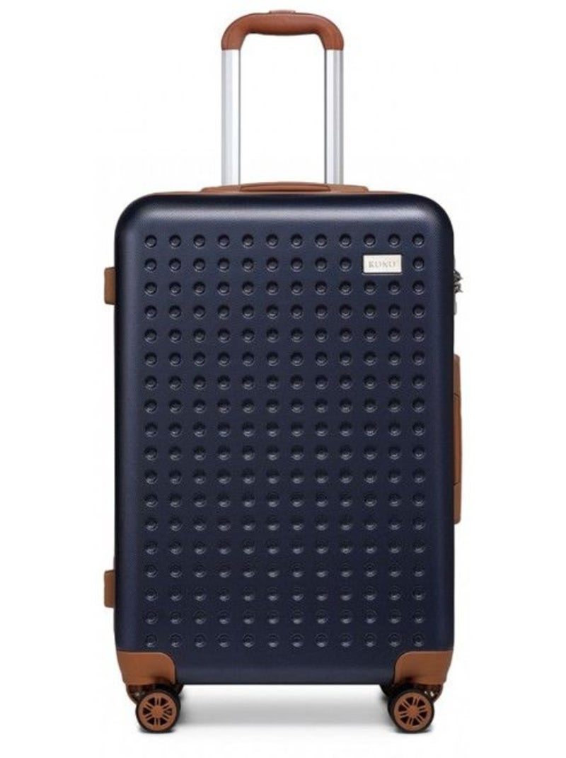 Valise grande taille - 76x50x31 cm abs 99 l tsa - kono Blanc - Kiabi