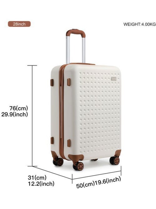 Valise grande taille - 76x50x31 cm abs 99 l tsa - kono - Kiabi Valise grande taille - 76x50x31 cm abs 99 l tsa - kono - Kiabi