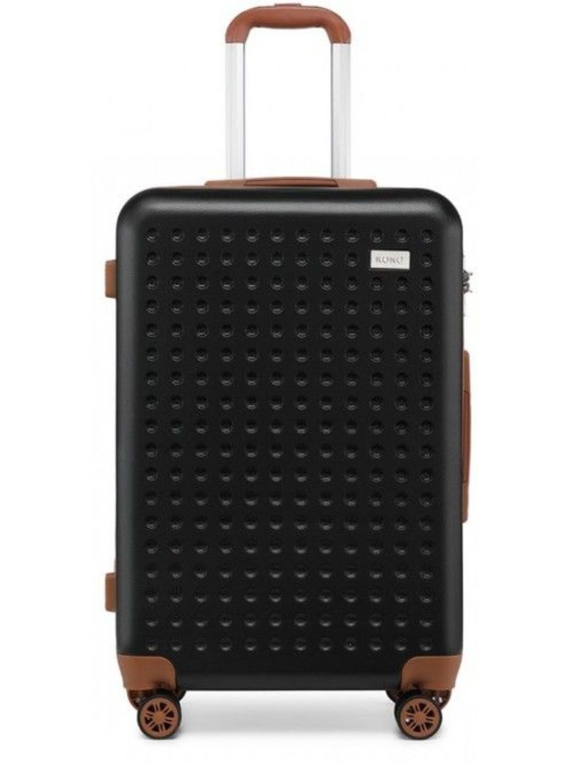 Valise grande taille - 76x50x31 cm abs 99 l tsa - kono Noir - Kiabi