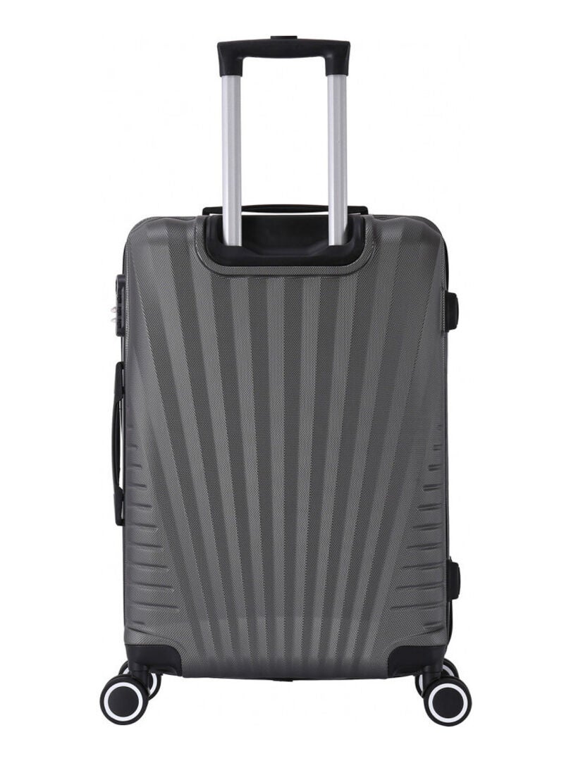 Valise Rigide GYL Polycarbonate - Set 2 Tailles (M 55cm/35L Et L 75cm/100L) Avec Cadenas TSA - 12