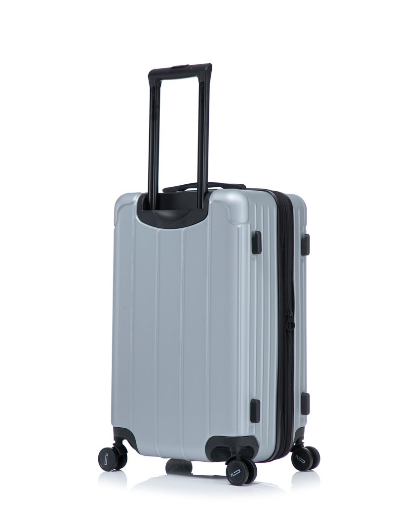 Valise Grande Taille 75 cm avec étagères | Cadenas TSA | ABS | CELIMS France Gris - Kiabi