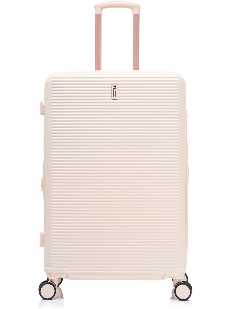 Valise Grande Taille 75 cm | Cadenas TSA | Bagage Grande Taille avec 4 Roues | CELIMS France Beige - Kiabi
