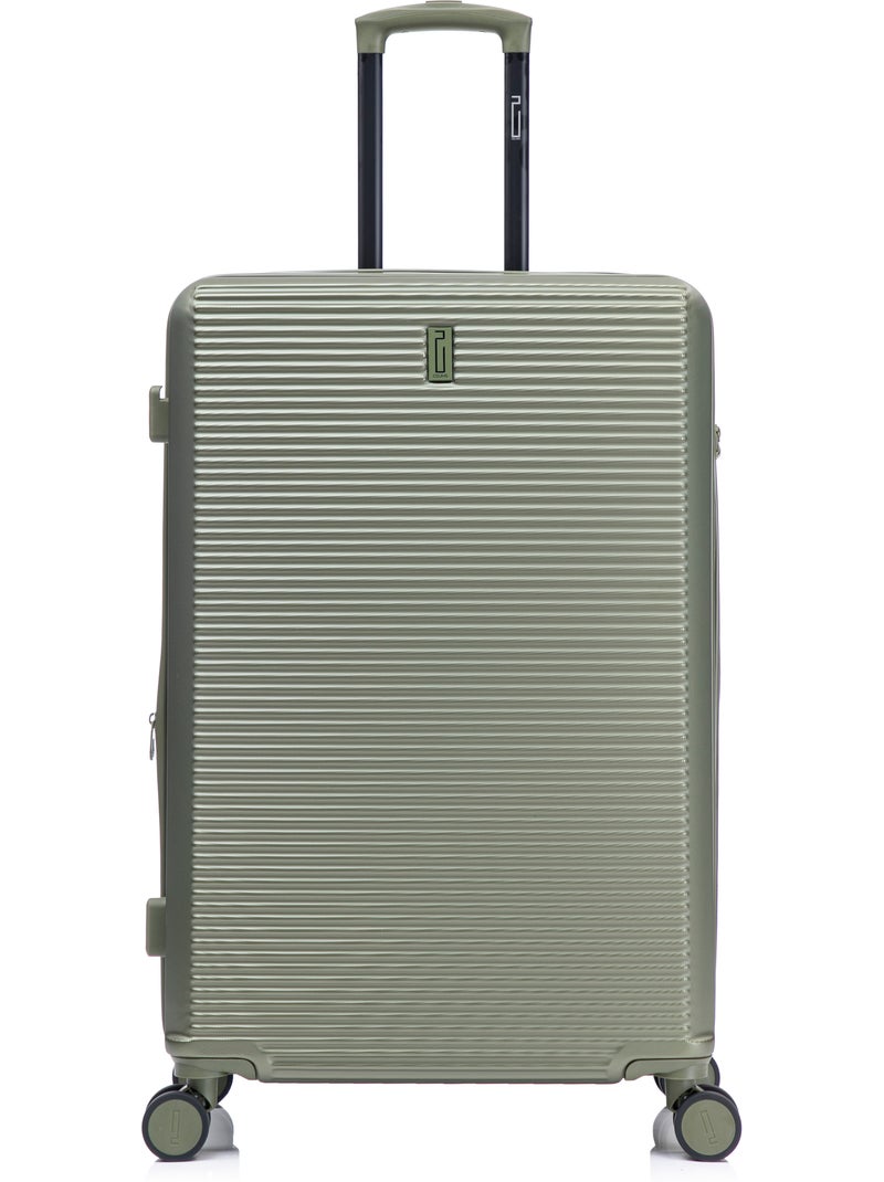 Valise Grande Taille 75 cm | Cadenas TSA | Bagage Grande Taille avec 4 Roues | CELIMS France Vert olive - Kiabi