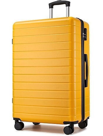 Valise grande taille rigide - 76x50x29 cm abs 91 l - kono