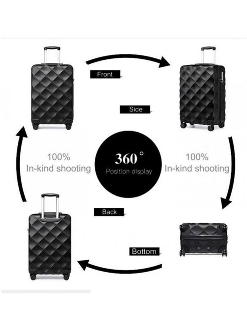 Valise moyenne - 61x42x26 cm rigide 57 l tsa - british traveller - Kiabi Valise moyenne - 61x42x26 cm rigide 57 l tsa - british traveller - Kiabi