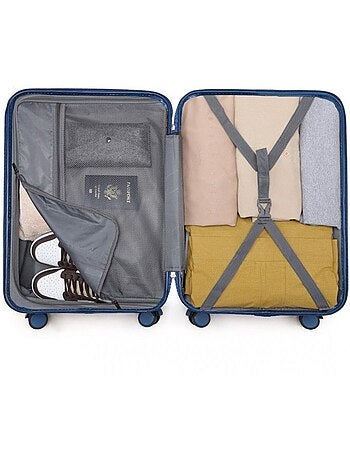 Valise moyenne - 64x43x26.5 cm abs+pc serrure tsa - british traveller
