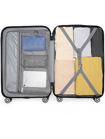 Valise moyenne - 65x42x26 cm abs 61 l - kono