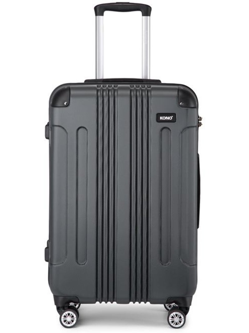 Valise moyenne - 65x42x26 cm abs + pc 61 l tsa - kono Gris - Kiabi