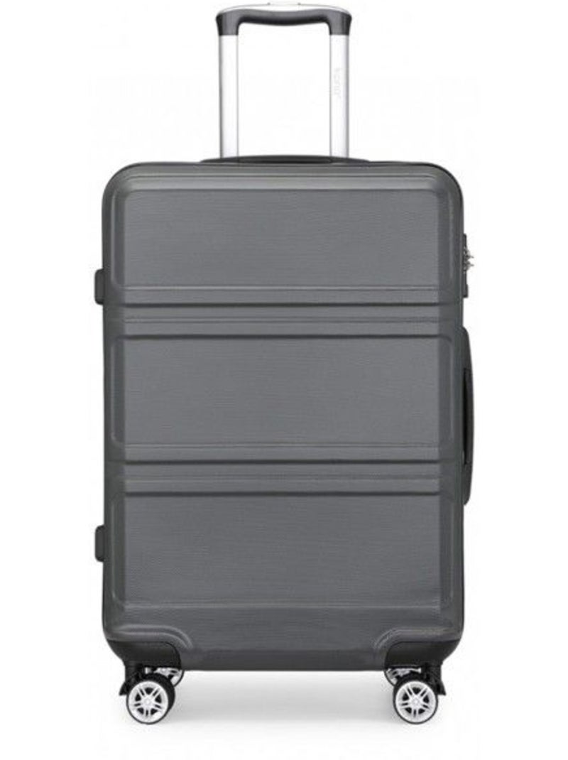 Valise moyenne - 65x44x25.5 cm abs 64 l tsa - kono Gris - Kiabi