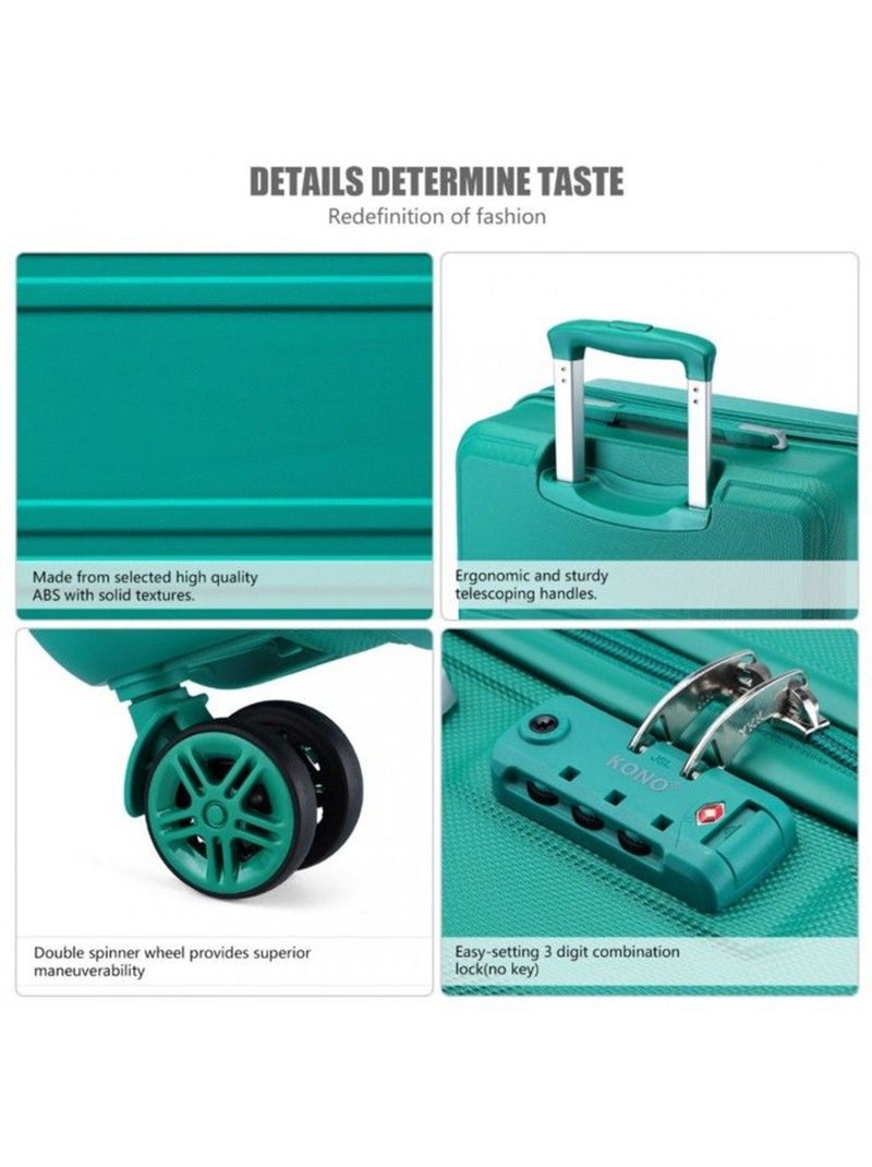 Valise moyenne - 65x44x25.5 cm abs 64 l tsa - kono Vert - Kiabi