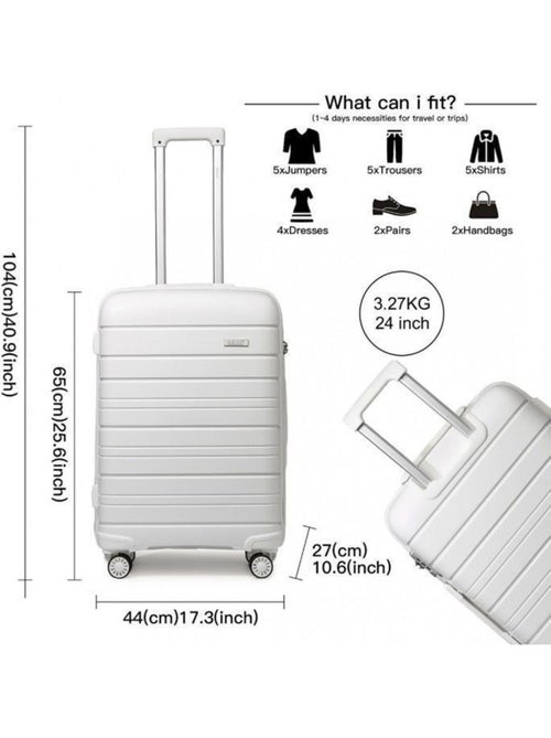 Valise moyenne - 65x44x27 cm pp 66 l tsa - kono - Kiabi Valise moyenne - 65x44x27 cm pp 66 l tsa - kono - Kiabi