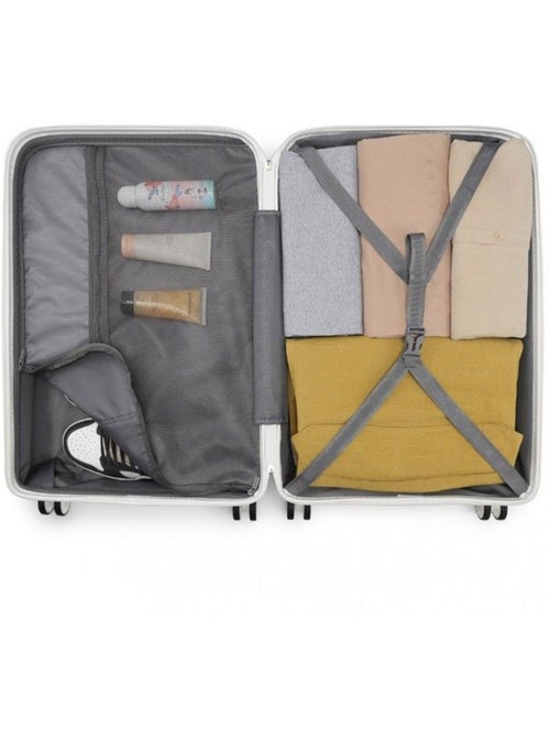 Valise moyenne - 65x44x27 cm pp 66 l tsa - kono - Kiabi Valise moyenne - 65x44x27 cm pp 66 l tsa - kono - Kiabi