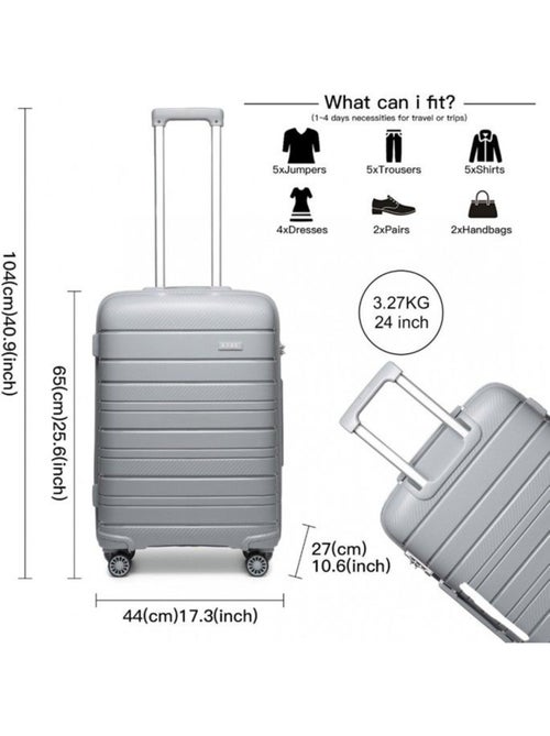 Valise moyenne - 65x44x27 cm pp 66 l tsa - kono - Kiabi Valise moyenne - 65x44x27 cm pp 66 l tsa - kono - Kiabi
