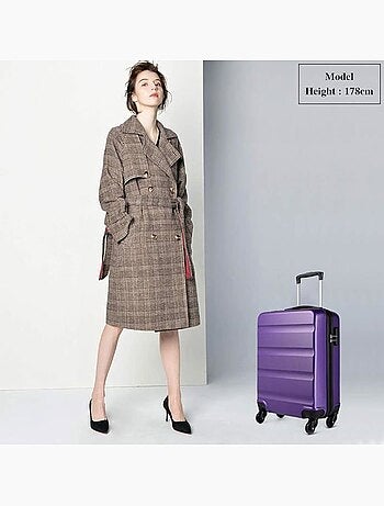 Valise moyenne - 66x45x26 cm abs + pc 63 l à code - kono