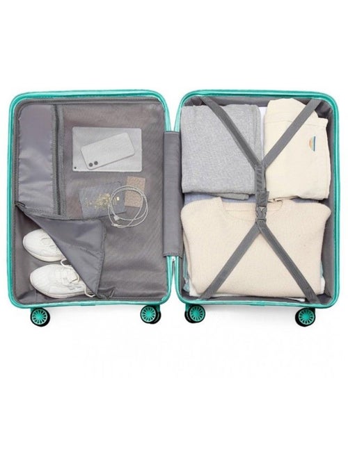 Valise moyenne - 66x46x26 cm pp 70 l tsa - kono - Kiabi Valise moyenne - 66x46x26 cm pp 70 l tsa - kono - Kiabi