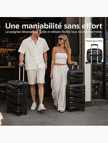 Valise moyenne - 66x46x26 cm pp 70 l tsa - kono