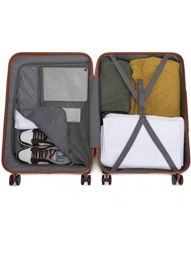 Valise moyenne - 67x44x27 cm abs 65 l tsa - kono Noir - Kiabi