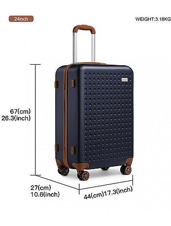 Valise moyenne - abs 65 l tsa - kono