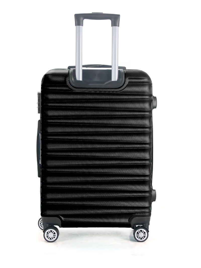 Valise Moyenne 4 double roues 65cm ABS - Palma - SuperFly Noir - Kiabi