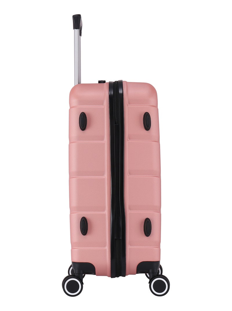 Valise Moyenne 4 roues 65cm rigide - Wall - SuperFly Rose - Kiabi