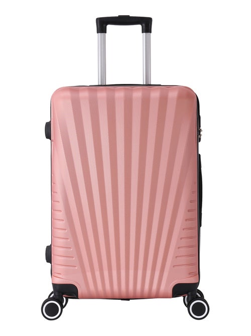 Valise Moyenne 4 roues 65cm Rigide ABS - Elegance - Trolley ADC - Kiabi
