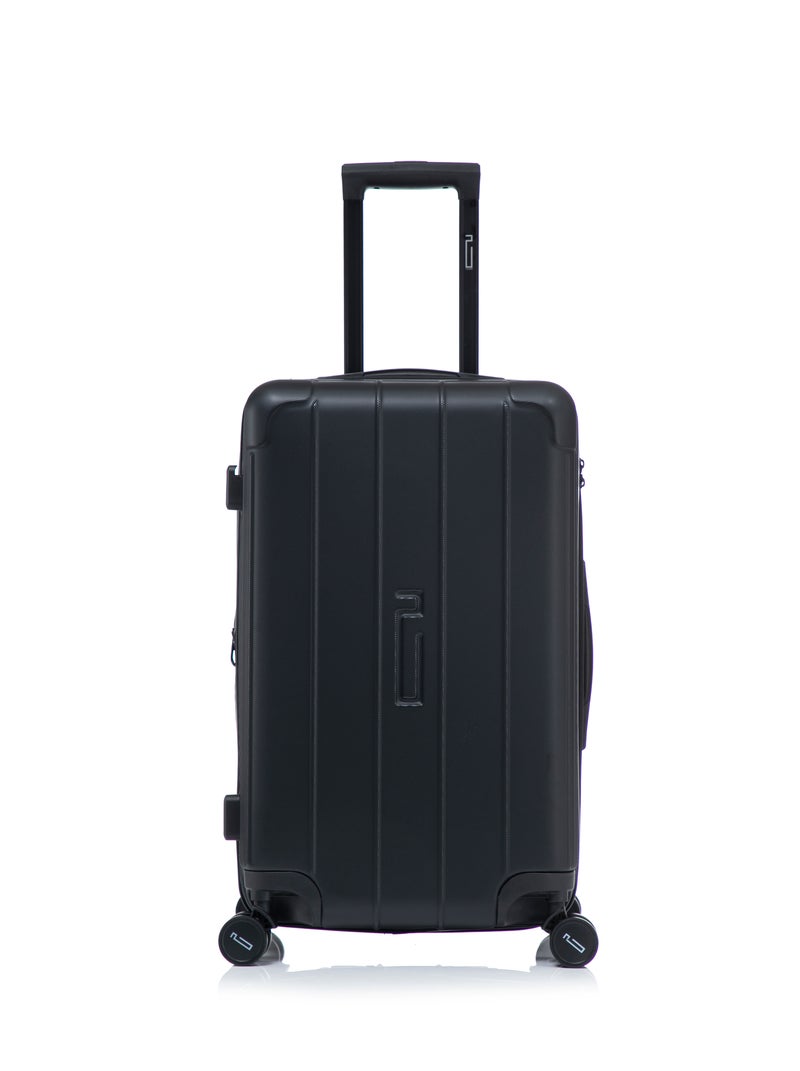Valise Moyenne 65 cm avec étagères | Cadenas TSA | ABS | CELIMS France Noir - Kiabi