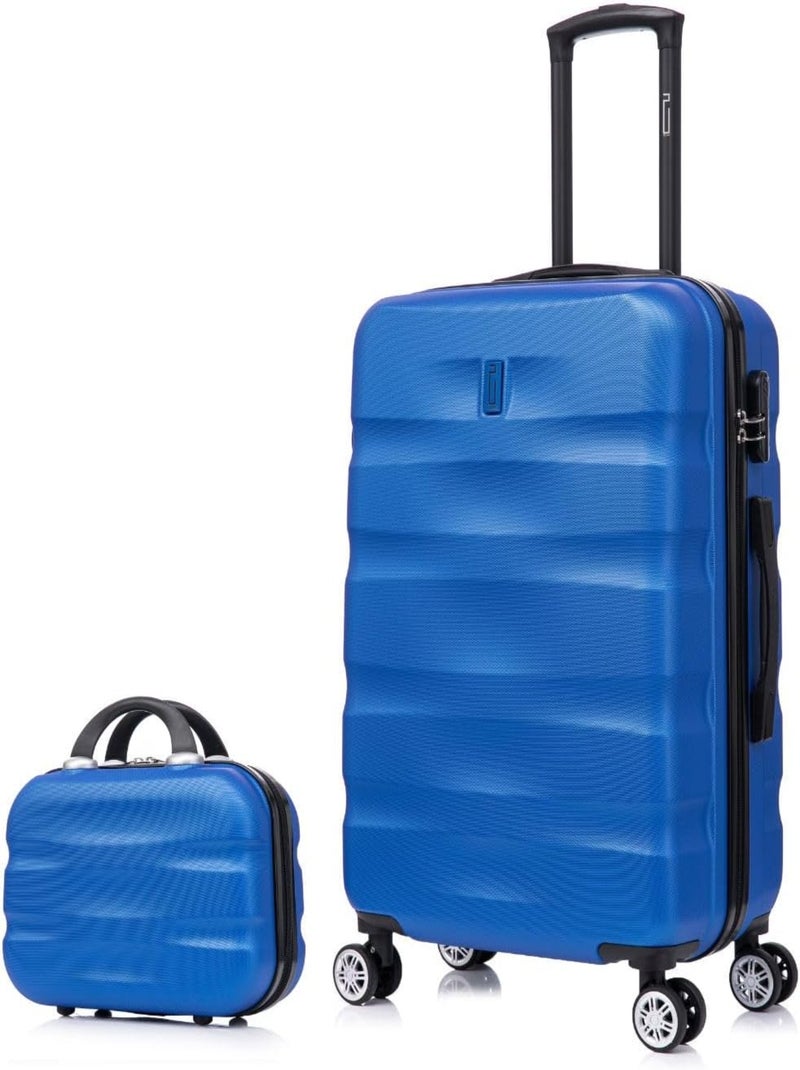 Valise Moyenne 65x41x26 avec Vanity | Serrure Intégrée | CELIMS France Bleu - Kiabi