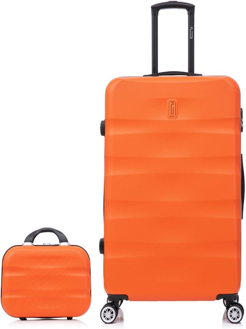 Valise Moyenne 65x41x26 avec Vanity | Serrure Intégrée | CELIMS France Orange - Kiabi