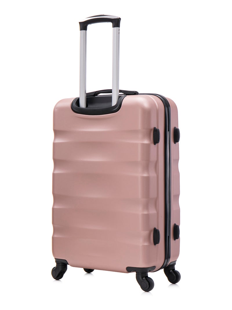 Valise Moyenne 65x41x26 avec Vanity | Serrure Intégrée | CELIMS France Rose - Kiabi