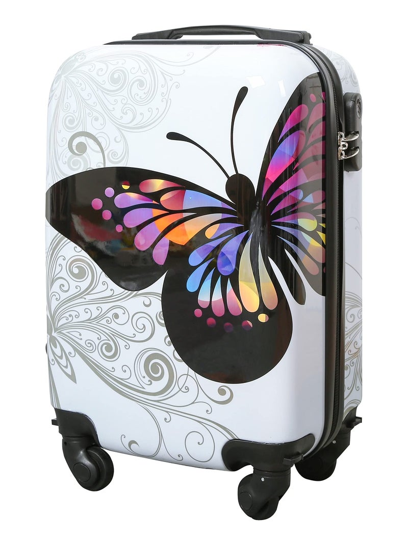 Valise Moyenne 65x42x25cm | Valise Polycarbonate | Cadenas TSA | CELIMS France Blanc - Kiabi