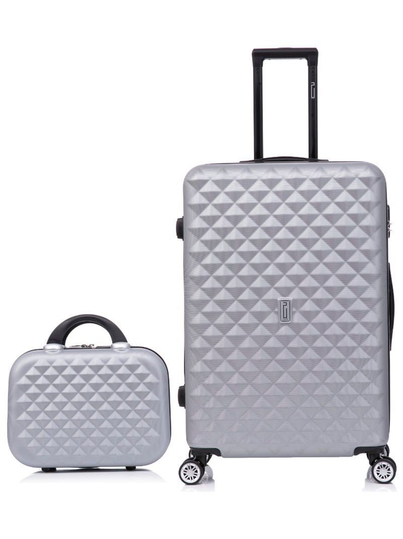 Valise Moyenne 65x42x26 avec Vanity | Serrure Intégrée | CELIMS France Gris - Kiabi